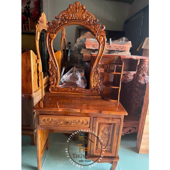 Bàn trang điểm gỗ tràm- BTDGT 005
