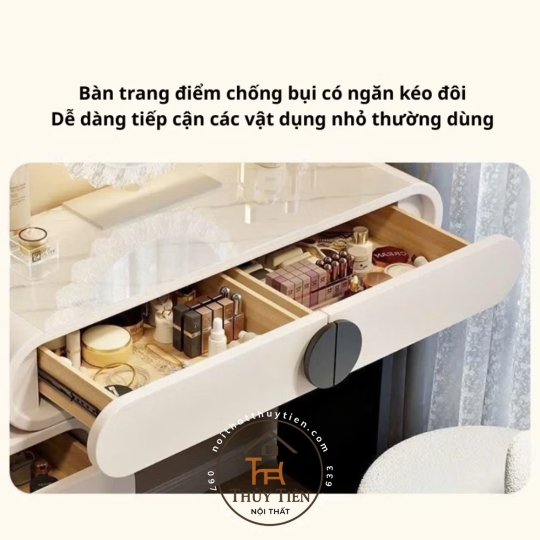 Bàn trang điểm sơn 2 k bóng đẹp bền màu giá xưởng