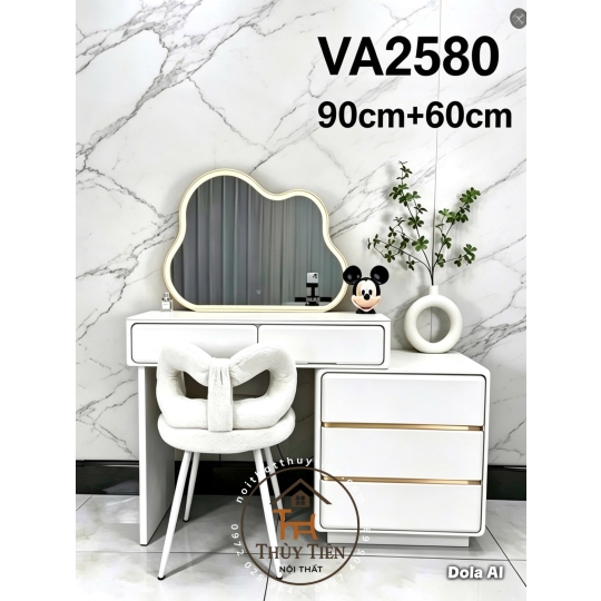 Bộ bàn ghế trang điểm hiện đại