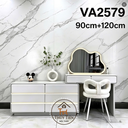 Bộ bàn ghế trang điểm hiện đại