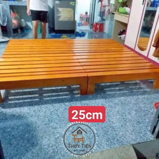Mẫu Giường pallet gỗ thông giá rẻ