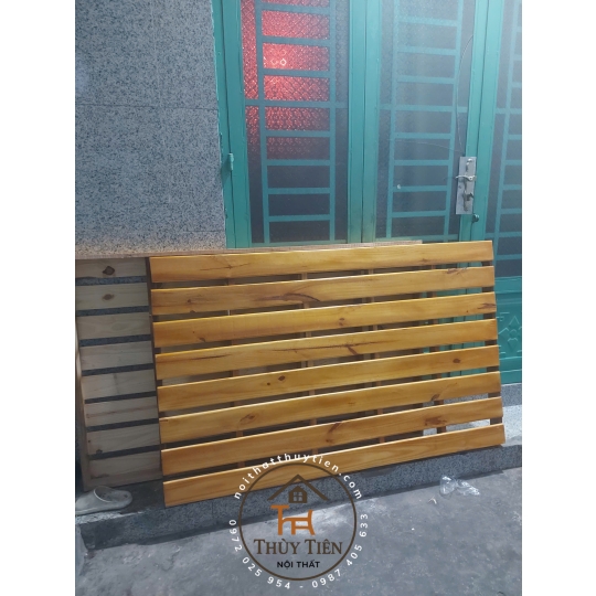 Mẫu Giường pallet gỗ thông giá rẻ