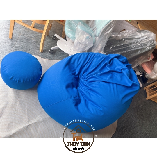 Ghế lười hạt xốp vỏ ghế chất liệu vải kate chống thấm cao cấp size lớn nhiều màu sắc