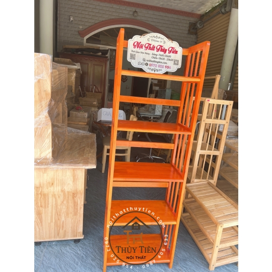Kệ sách- Kệ trưng bày gỗ cao su hàng loại 1 bền, dày đẹp chắc chắn giá tại xưởng