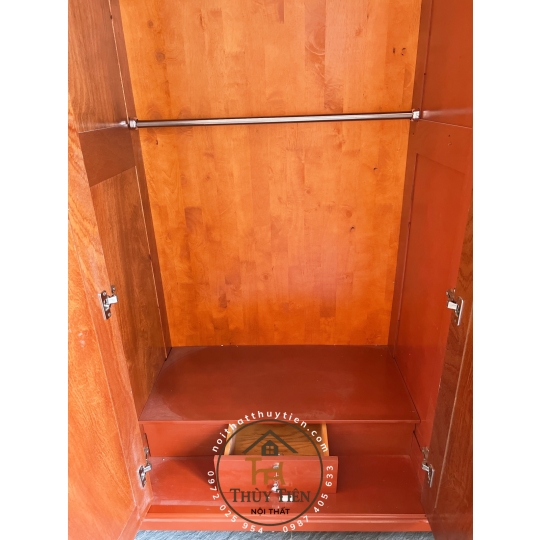 Tủ quần áo xoan phủ - TQAXP 013