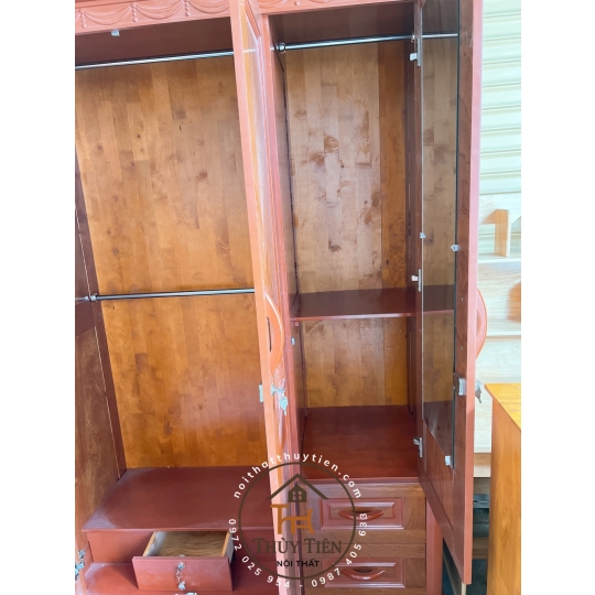 Tủ quần áo xoan phủ - TQAXP 013