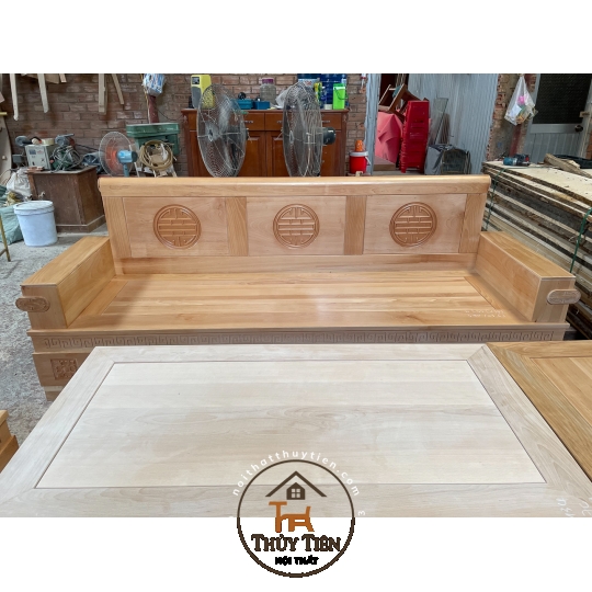 Bộ sofa gỗ sồi