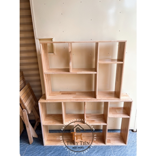 Kệ Sách Treo Tường Gỗ Tự Nhiên Siêu Bền,Decor Phòng Hiện Đại, Tiện Lợi