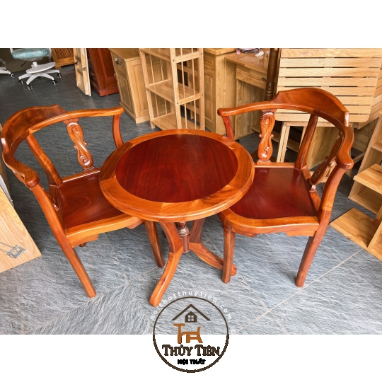 Bàn trà gỗ tràm bông vàng- BBTGT 003