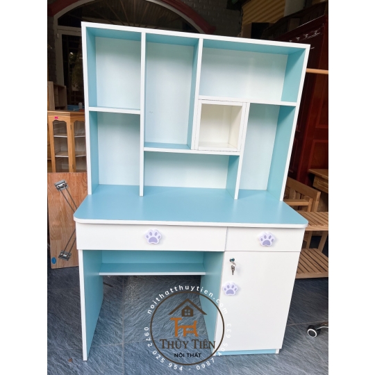 Bàn học sinh MDF lõi xanh màu kiểu - 002