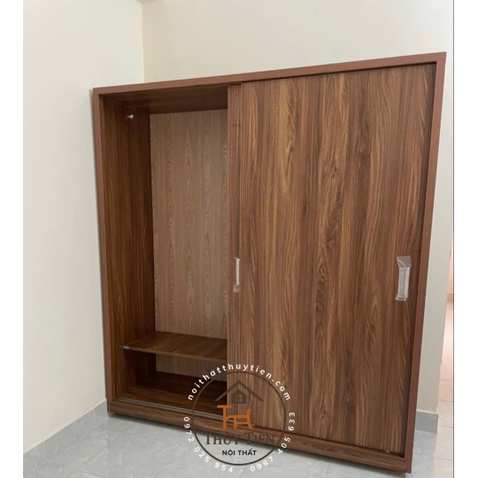 Tủ quần áo mdf cửa lùa