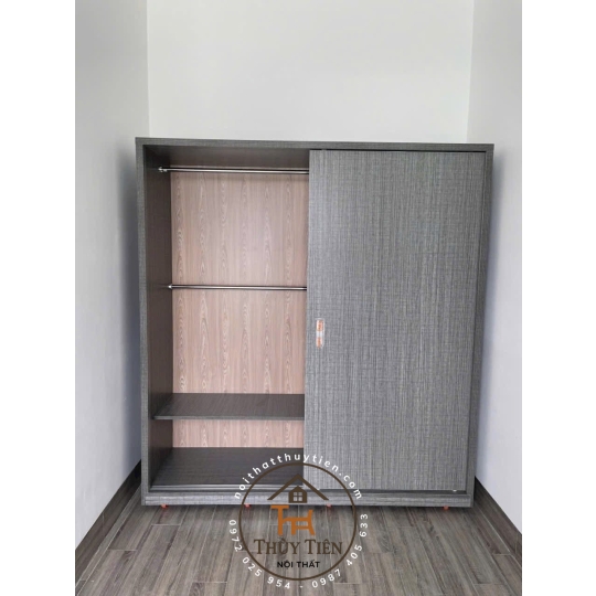 Tủ quần áo mdf cửa lùa