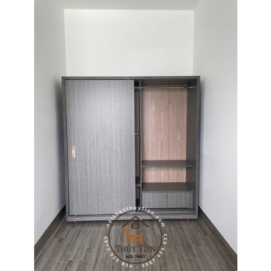 Tủ quần áo mdf cửa lùa