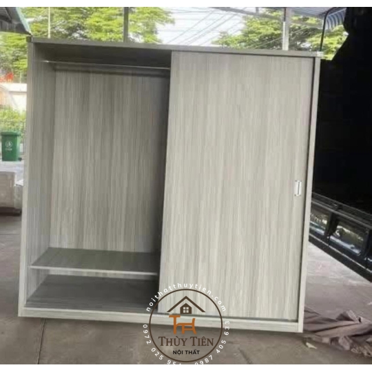 Tủ quần áo mdf cửa lùa
