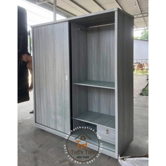 Tủ quần áo mdf cửa lùa