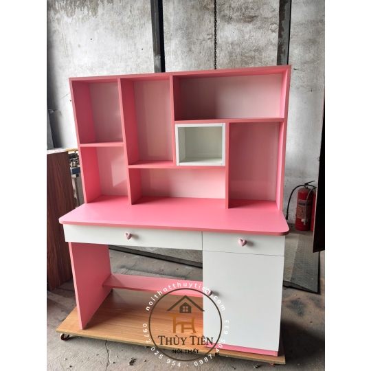 Bàn học sinh MDF lõi xanh màu kiểu - 002