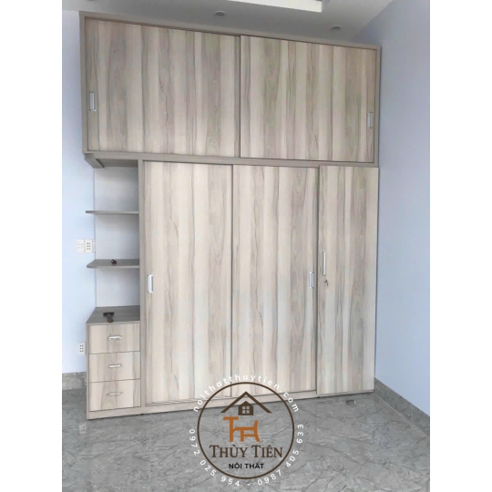 Mẫu tủ quần áo MDF lõi xanh toàn bộ chống ẩm giá tận xưởng