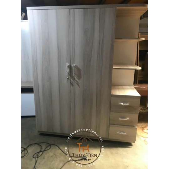 Mẫu tủ quần áo MDF lõi xanh toàn bộ chống ẩm giá tận xưởng