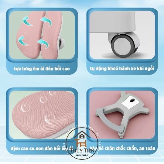 Ghế ngồi học chống gù G05 cho bé, Ghế chống gù cho học sinh Ngồi đúng tư thế, Thoải mái 