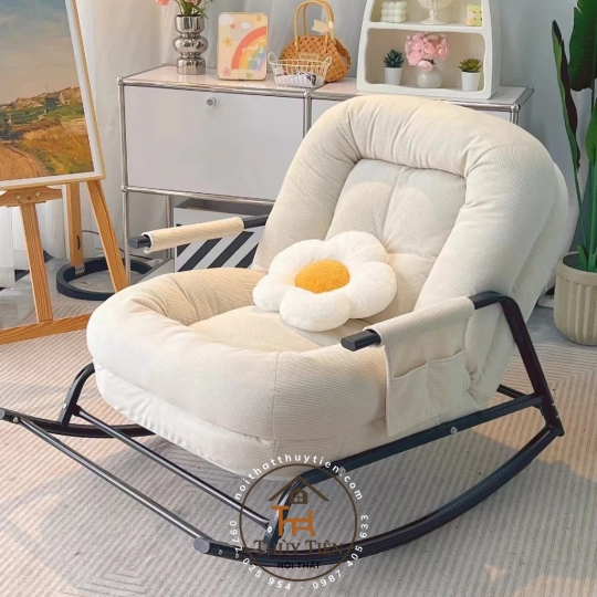 Ghế Lười Đung Đưa Gấp Gọn - Ghế Thư Giãn, Ngủ Trưa Cho Ban Công, Phòng Ngủ, Thiết Kế Đa Năng