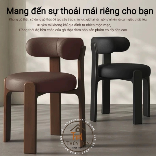 Ghế tựa ăn cơm Granite gỗ kiểu Pháp, đẳng cấp sang trọng, phong cách tối giản nhẹ nhàng gỗ ash cao cấp