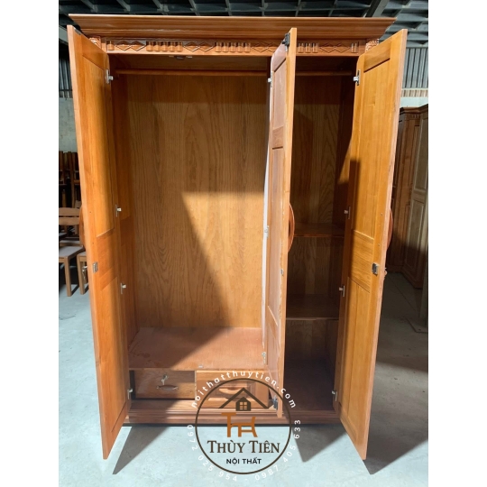 Tủ quần áo gỗ sồi màu đủ kích thước- TQAGSM 001