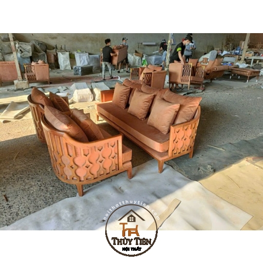 Sofa kness gỗ ash