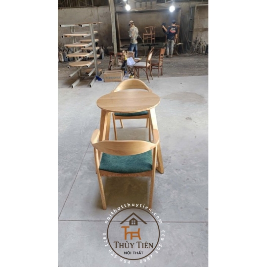 Ghế hiro tay cong gỗ ash