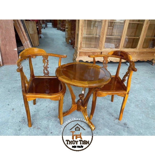 Bàn trà gỗ tràm bông vàng- BBTGT 003