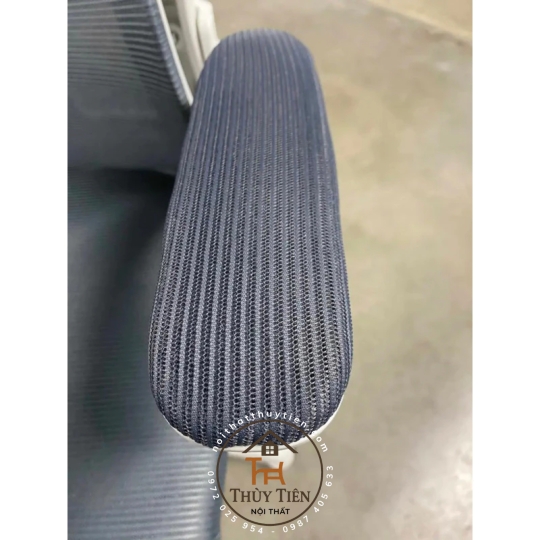 Ghế Công Thái Học 418 – Tựa Đầu, 2 Lưng Đệm Lưới Đỡ Cột Sống, Tay Ghế Điều Chỉnh 