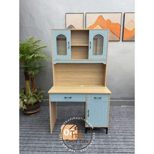 Bàn học sinh kèm giá sách cho bé hàng nhập khẩu cao cấp 