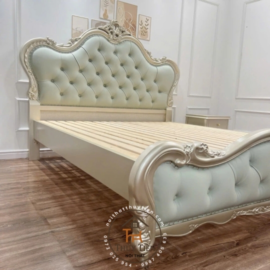 Giường NHẬP KHẨU bọc da cao cấp - Nhập nguyên kiện - Nội thất phòng ngủ đẳng cấp