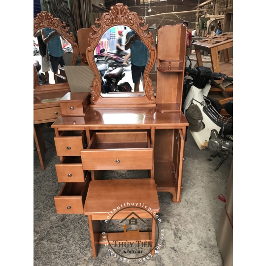Bàn trang điểm gỗ xoan đào