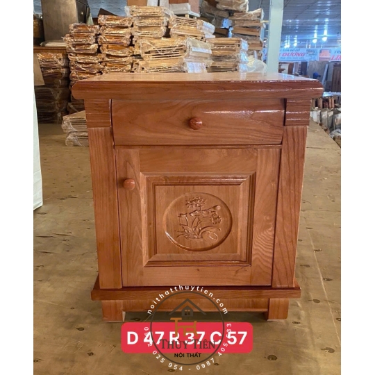 Tủ đầu giường gỗ xoan đào- TDGGXD 001