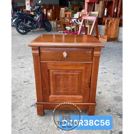 Tủ đầu giường gỗ xoan đào- TDGGXD 002