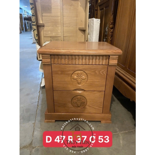 Tủ đầu giường gỗ xoan đào- TDGGXD 001