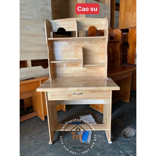 Bàn học sinh gỗ cao su nhiều kích thước