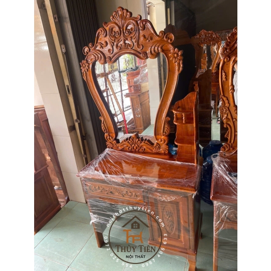 Bàn trang điểm gỗ tràm- BTDGT 002