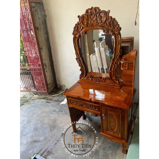 Bàn Trang điểm Gỗ Tràm- BTDGT 001