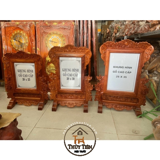 Khung hình thờ gỗ Hương- KHTGH 001