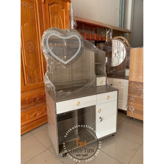 Bàn trang điểm MDF nhiều mẫu