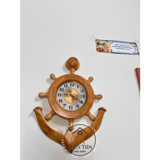 Đồng hồ mỏ neo Gỗ Gõ