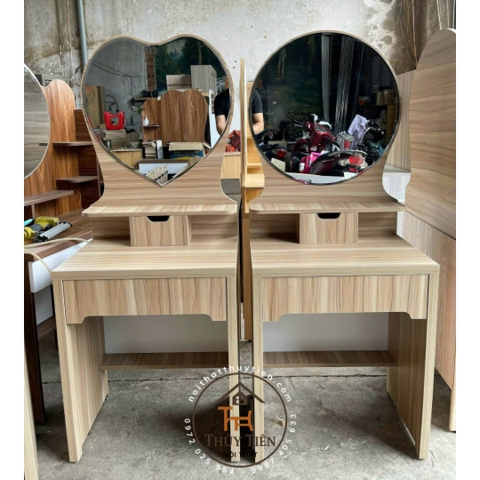 Bàn trang điểm MDF nhiều mẫu