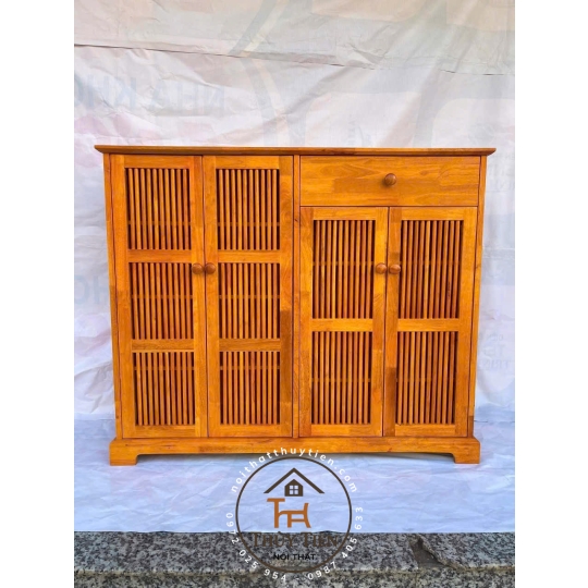 Tủ dép gỗ cao su loại đẹp ngang 60-80-1m-1,2m