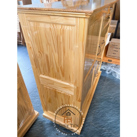 Tủ quần áo trẻ em gỗ thông 1m- 1m2