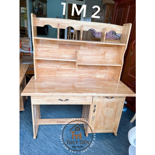 Bàn học sinh gỗ cao su nhiều kích thước