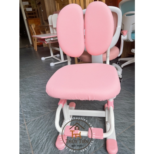 Ghế học sinh chống gù tăng giảm chiều cao  có miếng đệm êm giúp bé có tư thế ngồi đúng, thoải mái