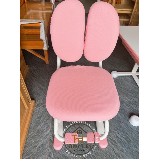 Ghế học sinh chống gù tăng giảm chiều cao  có miếng đệm êm giúp bé có tư thế ngồi đúng, thoải mái