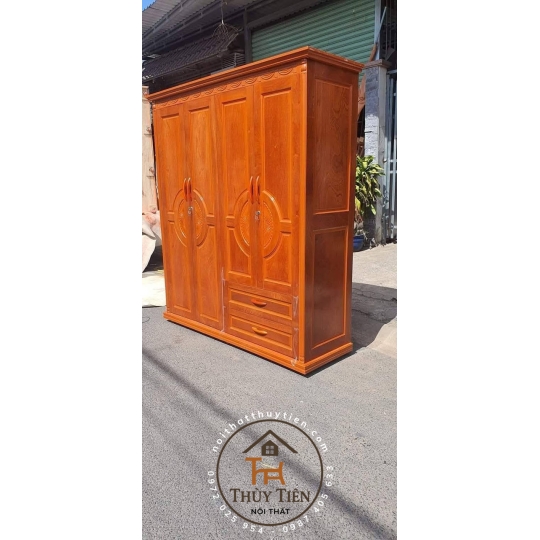 Tủ quần áo xoan phủ - TQAXP 013