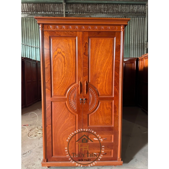 Tủ quần áo xoan phủ - TQAXP 013
